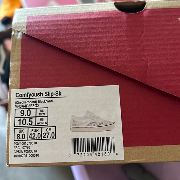 Vans comfy Cush slip on with transparent old skool - Picture 10 of 11